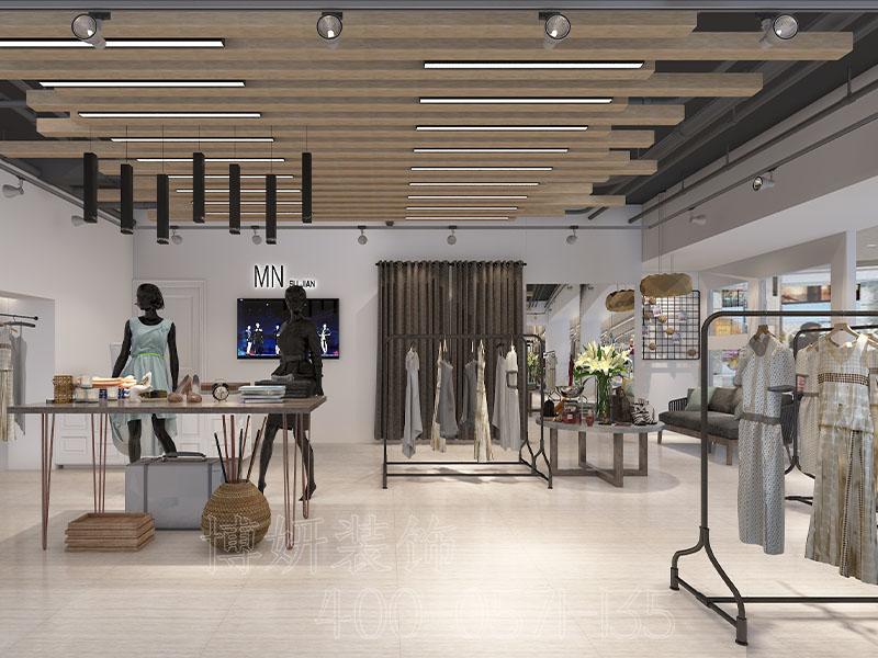 杭州简约轻奢风女装店装修多少钱？